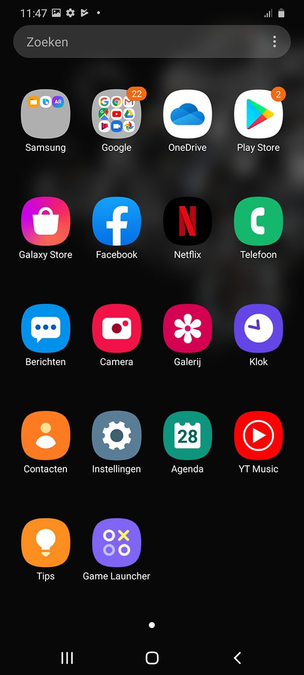 samsung s20 ui